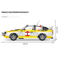 1:10 klasični rally avtomobil – 3887-delni MOC model – slika 6