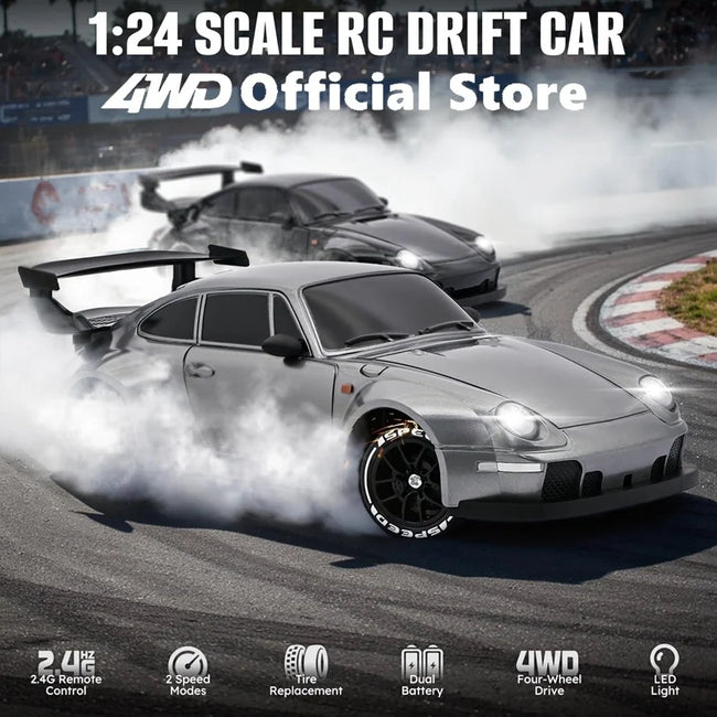 RC Drift Avto 20 km/h – 4WD, LED Luči in 2,4 GHz** 🏎️💨