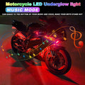 RGB LED podsvetlitev za motor z aplikacijo in daljincem 12 V – fotografija izdelka