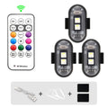 Brezžična LED opozorilna utripalka 1–6 kosov z USB polnjenjem – fotografija izdelka