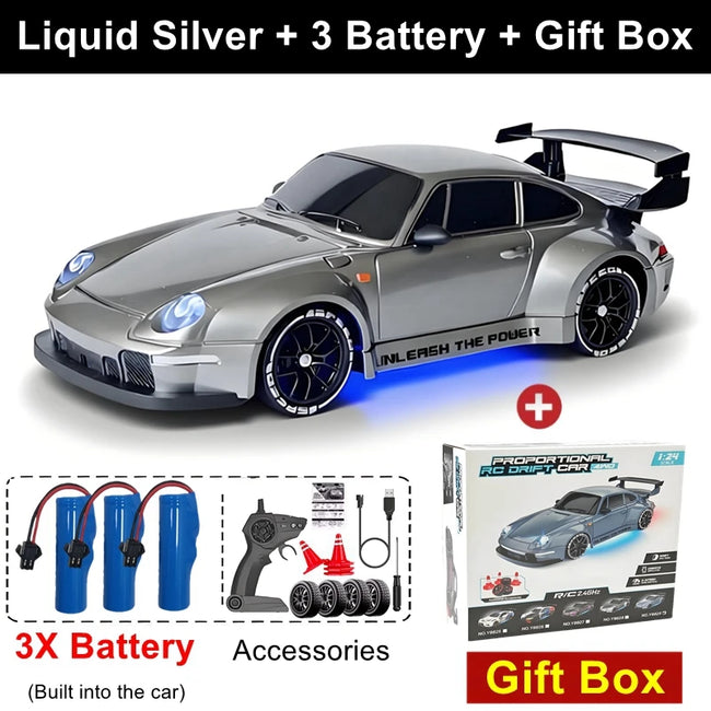 RC Drift Avto 20 km/h – 4WD, LED Luči in 2,4 GHz** 🏎️💨