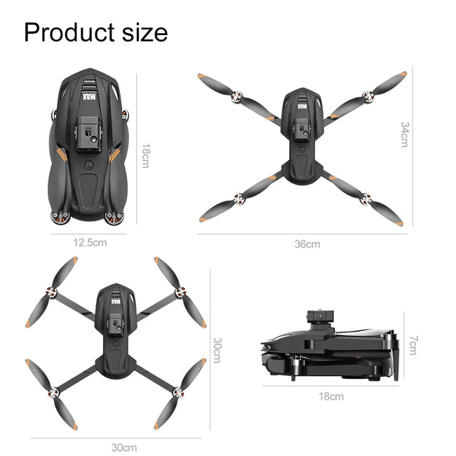 V168 MAX GPS dron – fotografija izdelka 37