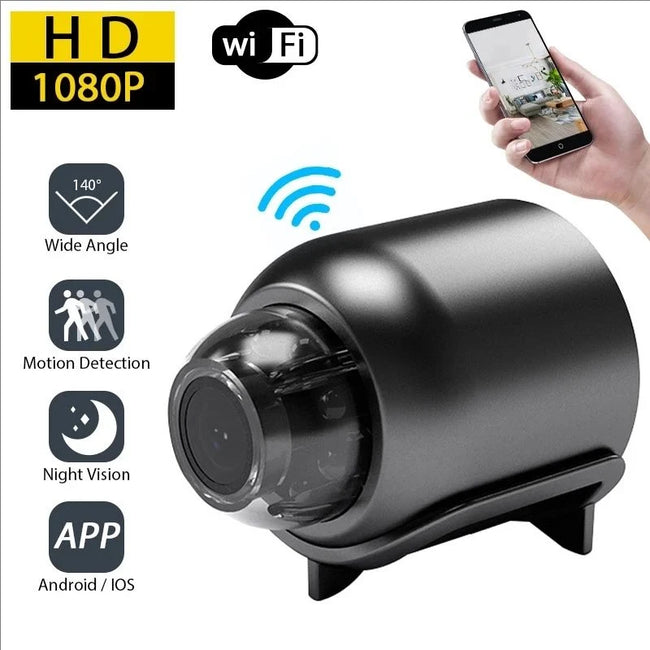 Mini WiFi kamera X5 1080p z nočnim vidom