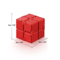 🧊 Kovinski Infinity Fidget Cube – antistresna igrača