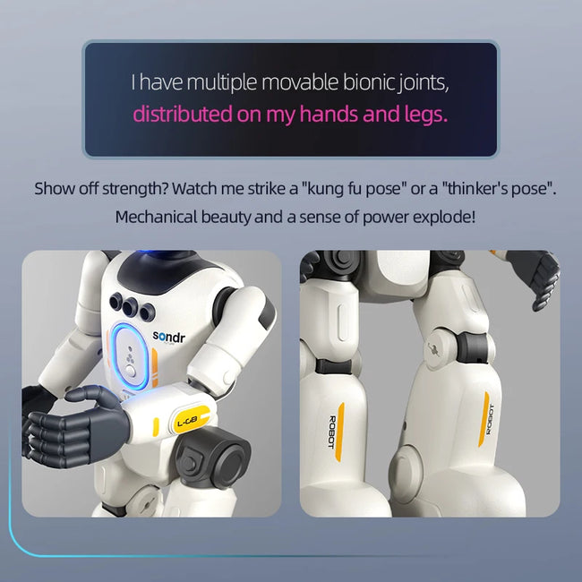 🤖 Pametni RC humanoidni robot z upravljanjem z gestami