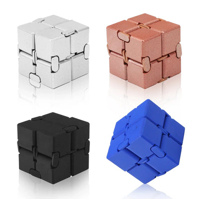 🧩 Alloy & Plastic Infinity Cube – antistresna fidget igrača