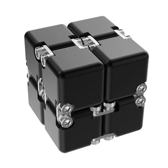 🔄 Kovinski Infinite Magic Cube – mehanska fidget igrača