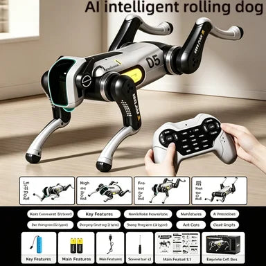 🤖 Pametni AI RC robotski pes z glasovnim upravljanjem 🐶