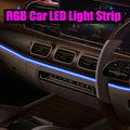 RGB LED svetlobni trak za avto 1–5 m z aplikacijo – fotografija izdelka