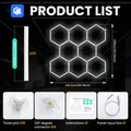 Aiopp Hexagon Honeycomb LED stropna luč za garažo – DIY sestavljanje, visok CRI, brez utripanja