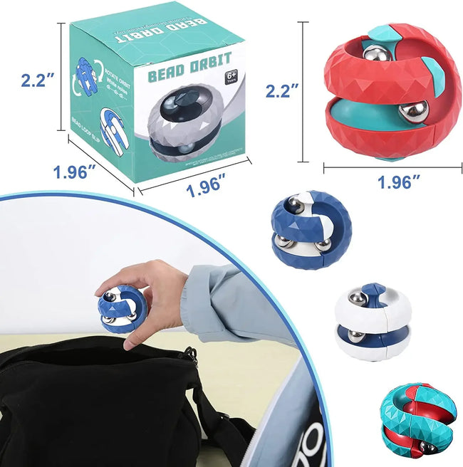 🌀 Orbit Ball Cube – senzorična antistresna fidget igrača