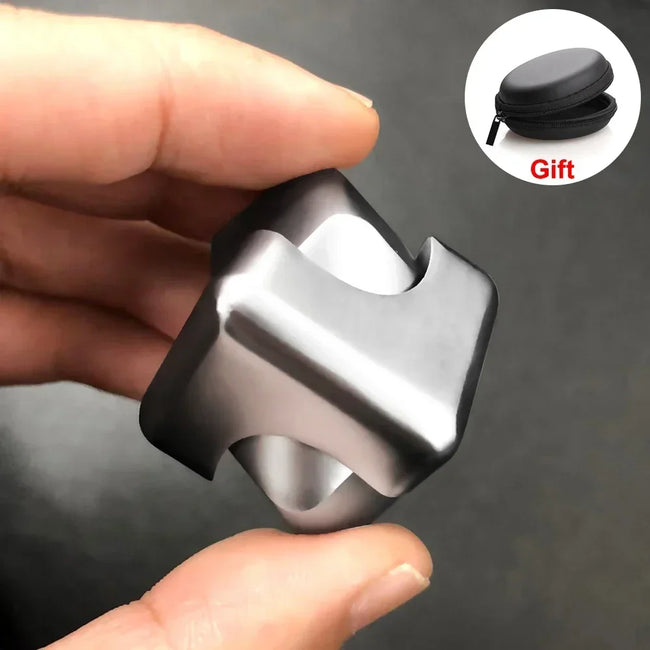 ⚙️ Kovinski Cube Spinner – 3D EDC Fidget igrača