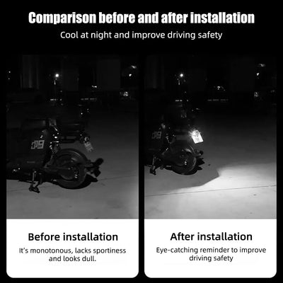 LED Demon Eye luči za motor in avto – 2 kosa – fotografija izdelka