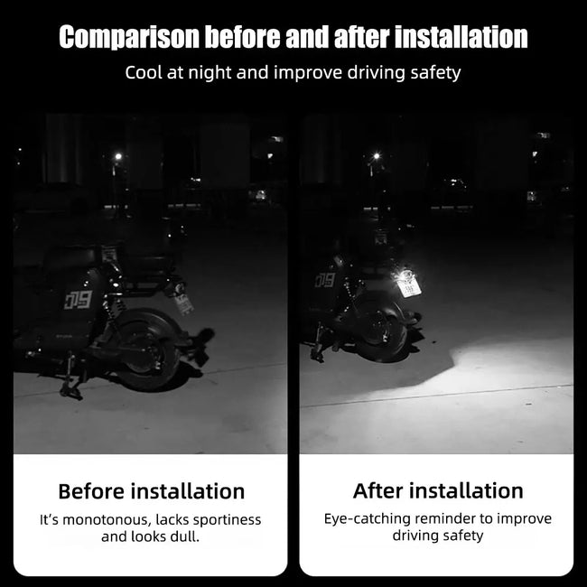 LED Demon Eye luči za motor in avto – 2 kosa – fotografija izdelka
