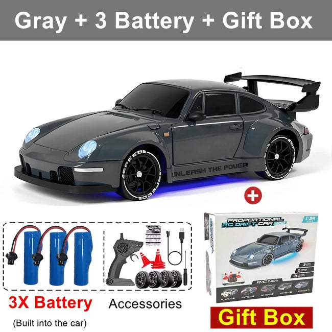 RC Drift Avto 20 km/h – 4WD, LED Luči in 2,4 GHz** 🏎️💨
