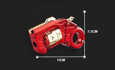 🔧 Kovinski mehanski Fidget Slider – antistresna igrača z magnetom