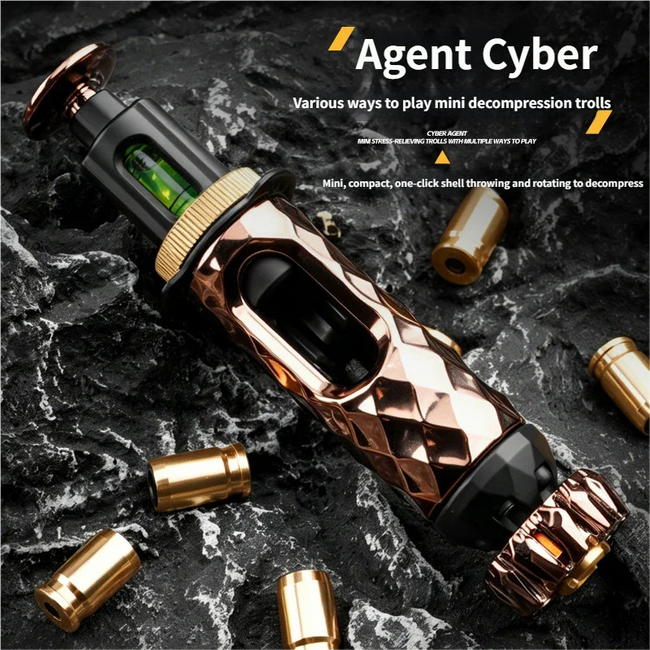 🔫 Kovinski Ratchet Fidget Gun – mehanska antistresna igrača