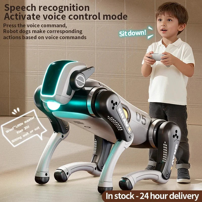 🤖 Pametni AI RC robotski pes z glasovnim upravljanjem 🐶