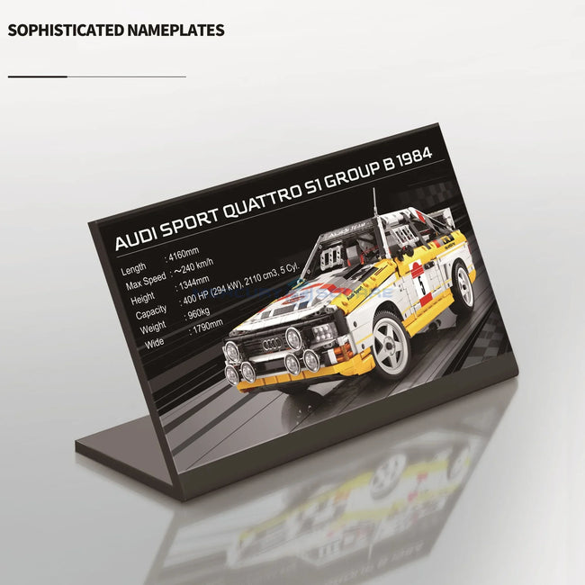 1:10 klasični rally avtomobil – 3887-delni MOC model – slika 4