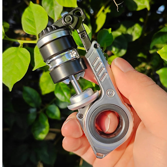 🧲 Kovinski Fidget Slider – mehanski antistresni pripomoček z magnetnim mehanizmom