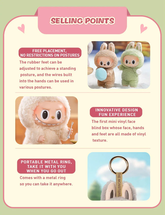 🍬 POP MART LABUBU THE MONSTERS – Exciting Macaron Mystery Box 🎁