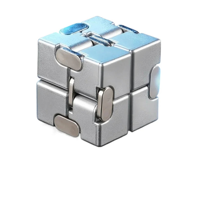 🧩 Alloy & Plastic Infinity Cube – antistresna fidget igrača