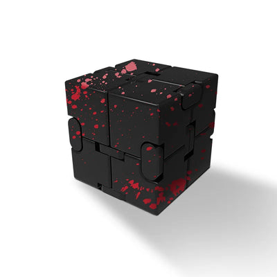 🔄 Kovinski Infinity Magic Cube – mehanska fidget igrača
