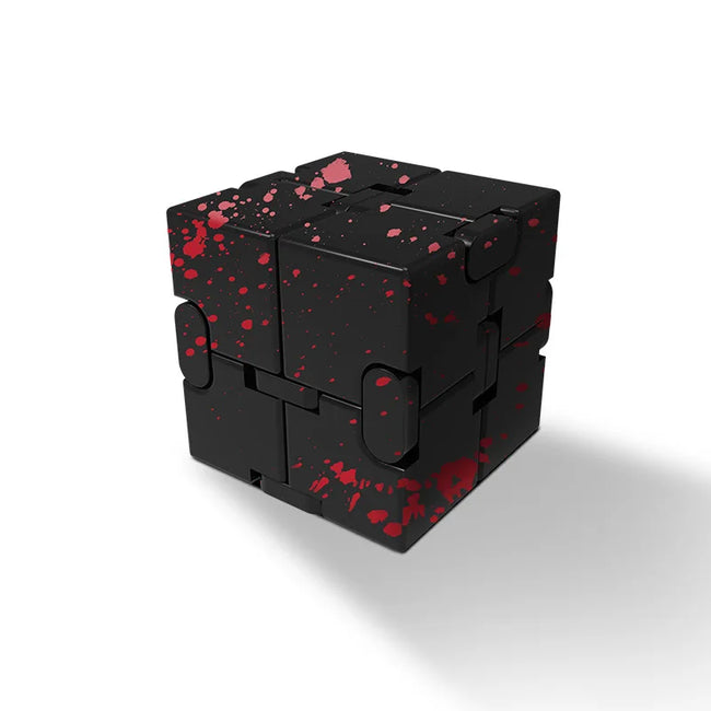 🔄 Kovinski Infinity Magic Cube – mehanska fidget igrača