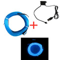 LED neon trak za notranjost avta 1/3/5 m USB – fotografija izdelka