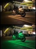 Brezžična LED opozorilna utripalka za avto in motor – fotografija izdelka