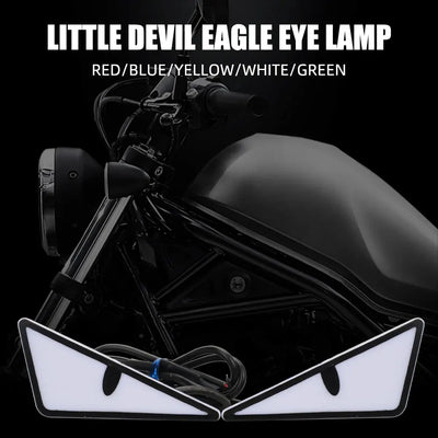 LED Demon Eye luči za motor in avto – 2 kosa – fotografija izdelka