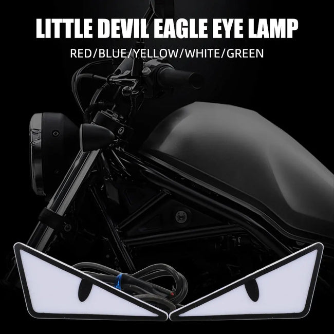 LED Demon Eye luči za motor in avto – 2 kosa – fotografija izdelka