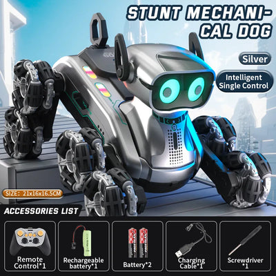 🤖 **RC robotski pes z upravljanjem z gestami in 8 kolesi** 🐶