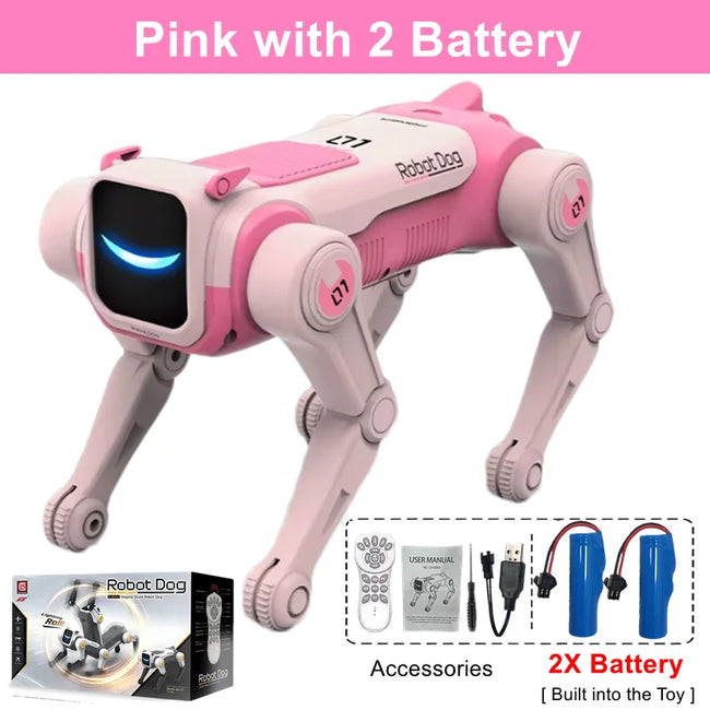Pametni AI RC robotski pes 4WD z glasovnim upravljanjem 🐶