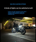 Brezžična LED opozorilna utripalka za avto in motor – fotografija izdelka