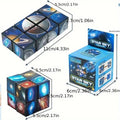 🌌 2-v-1 Star Sky Infinity Cube – fidget puzzle igrača
