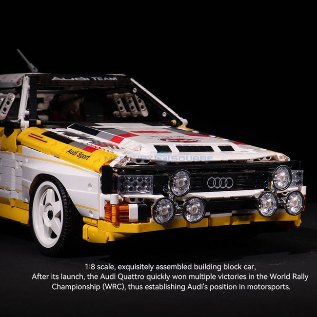 1:10 klasični rally avtomobil – 3887-delni MOC model – slika 1