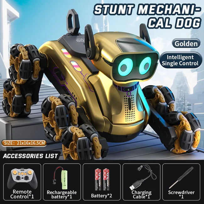 🤖 **RC robotski pes z upravljanjem z gestami in 8 kolesi** 🐶