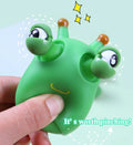 👀 Zeleni Squishy Toy črv – antistresna igračka