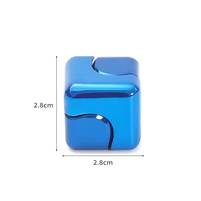 ⚙️ Kovinski Cube Spinner – 3D Gyro Fidget igrača
