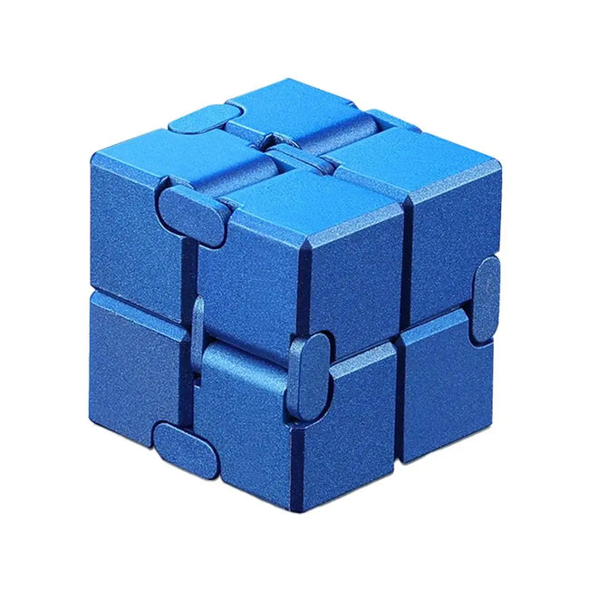 🧊 Kovinski Infinity Fidget Cube – antistresna igrača