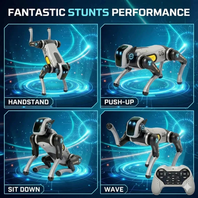 🤖 Pametni AI RC robotski pes z glasovnim upravljanjem 🐶