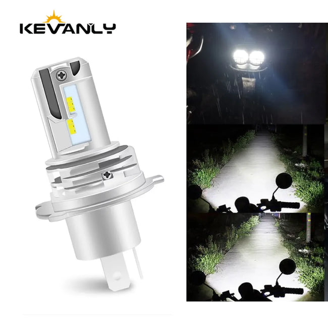 H4 LED žarnica za motor – kratke in dolge luči – fotografija izdelka