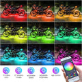 RGB LED podsvetlitev za motor z aplikacijo in daljincem 12 V – fotografija izdelka