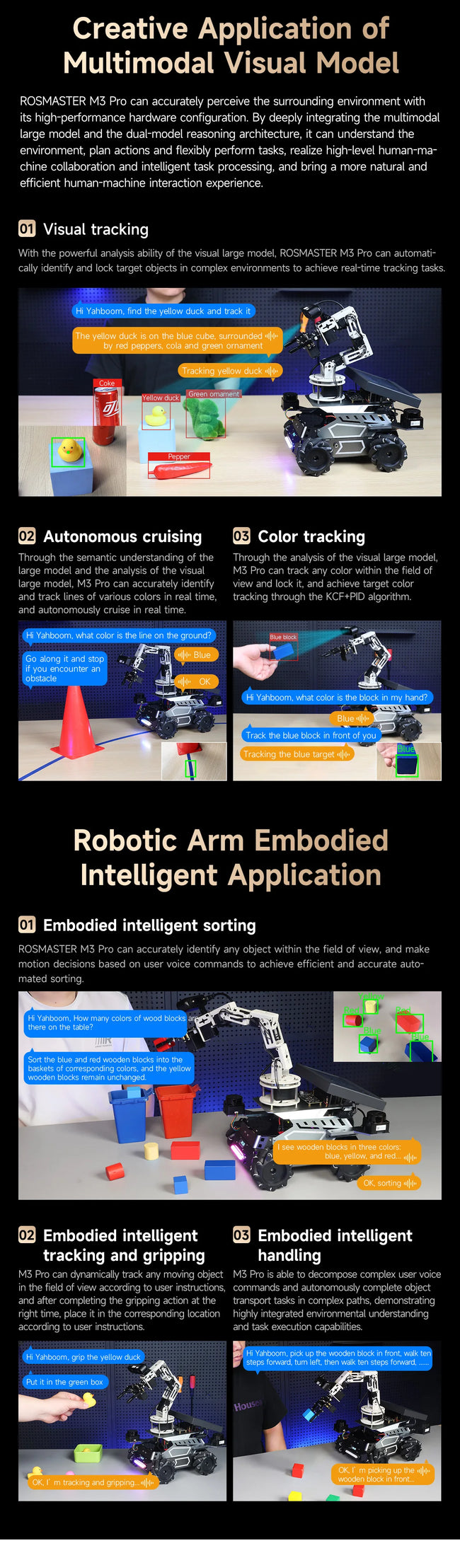 AI robotski avto Yahboom ROSMASTER M3 Pro – ROS2, LiDAR in robotska roka – slika 21