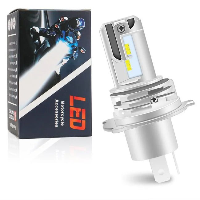 H4 LED žarnica za motor – kratke in dolge luči – fotografija izdelka