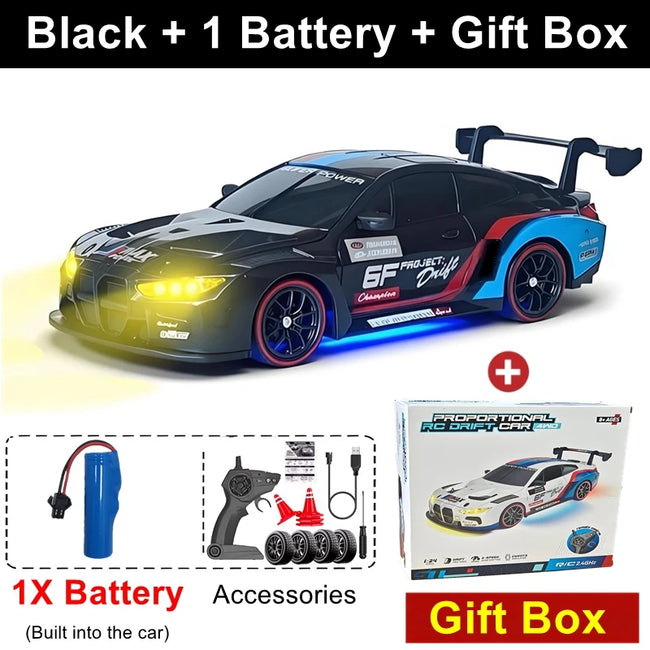 RC Drift Avto 20 km/h – 4WD, LED Luči in 2,4 GHz** 🏎️💨