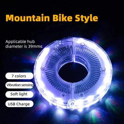 ROCKBROS pametna LED luč za kolo 12 LED