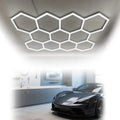Aiopp Hexagon Honeycomb LED stropna luč za garažo – DIY sestavljanje, visok CRI, brez utripanja