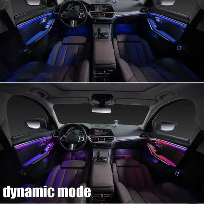 RGB LED ambientna osvetlitev za avto 2-v-1 ali 6-v-1 – fotografija izdelka